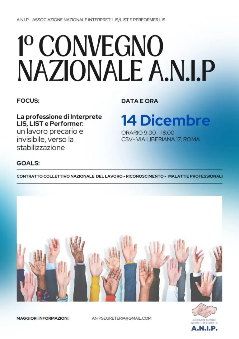 Primo Convegno Nazionale ANIP